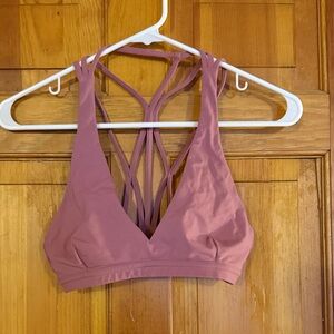 Lululemon Mauve Strappy Bralette